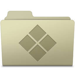 Windows Folder Ash Icon 256x256 png